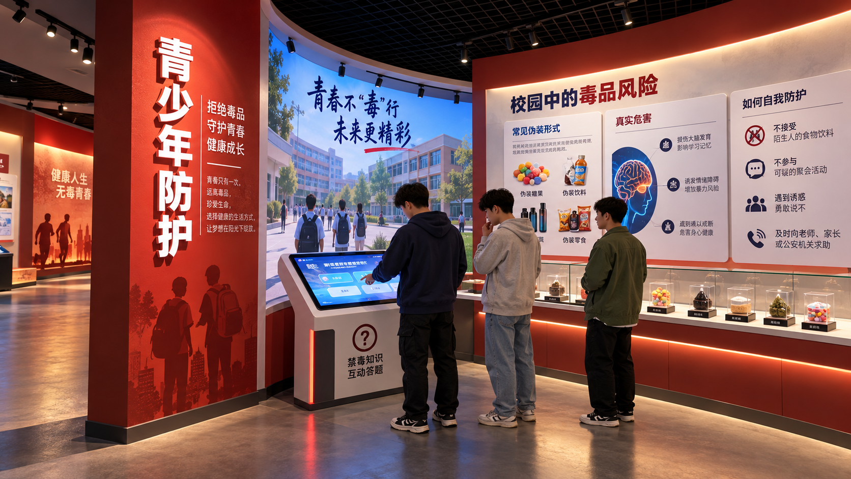 青少年防护效果图