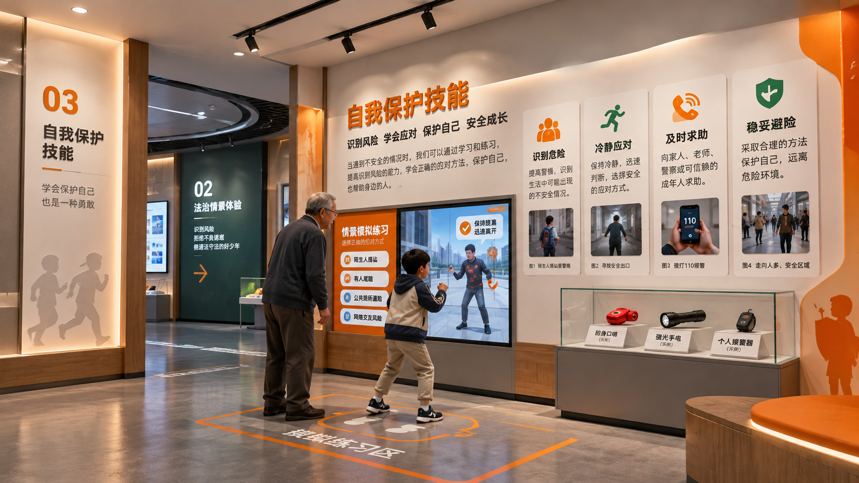 自我保护技能区效果图