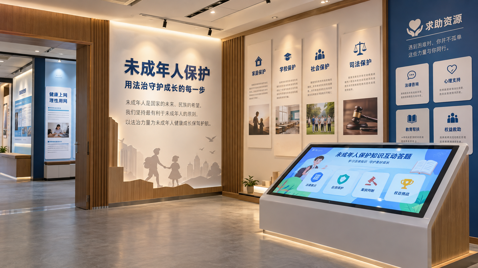 未成年人保护区效果图