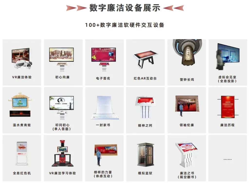 企业清风廉洁教育展厅如何打造?易传诚 3 大模块 + 9 款设备,让员工合规率升 91% · 原官网配图 3