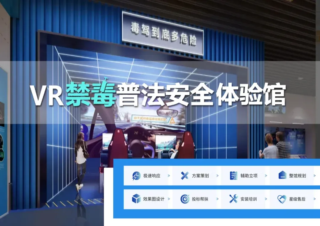 易传诚禁毒教育基地一站式解决方案:30 天落地 + 50 + 设备,800 + 案例见证体验率 92% · 原官网配图 4