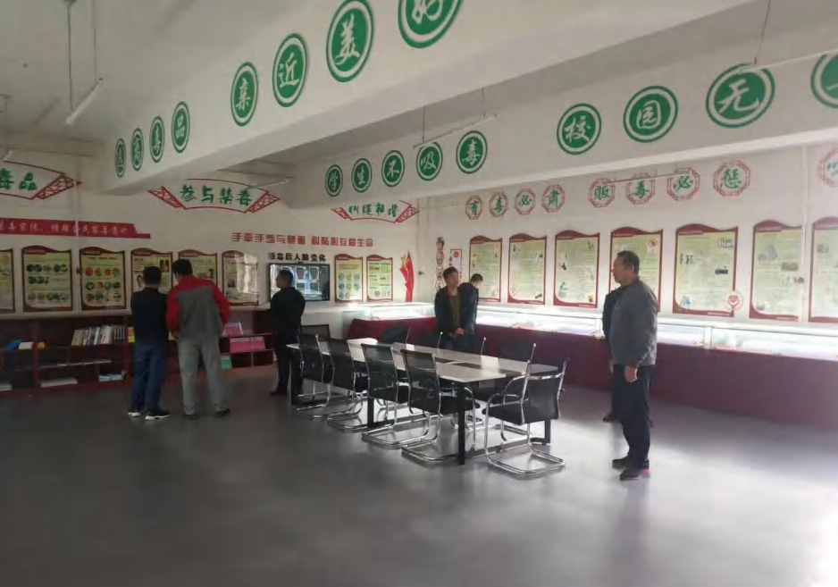 榆林第一中学禁毒图书角方案资料图片