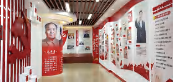 广西邮政党建展厅方案资料图片