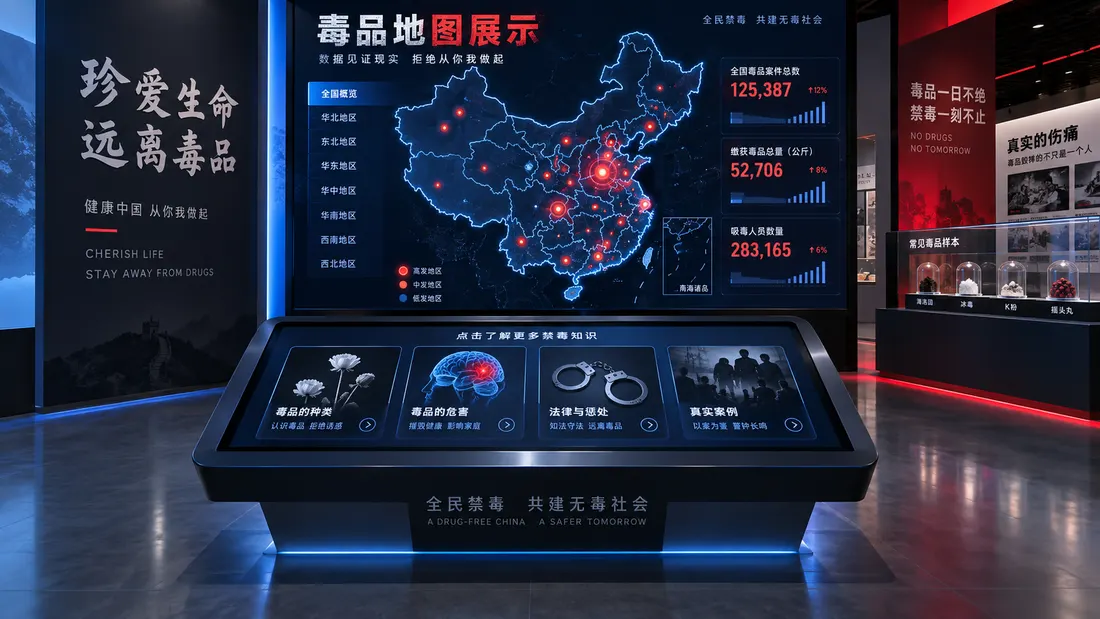 毒品地图展示