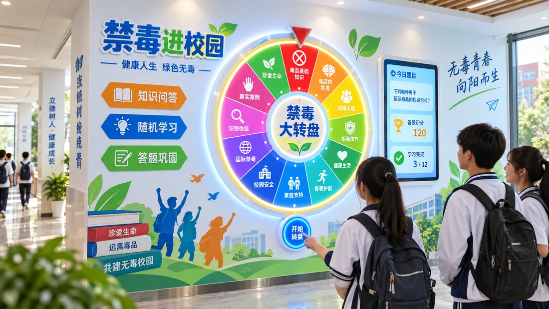 禁毒大转盘产品展示图