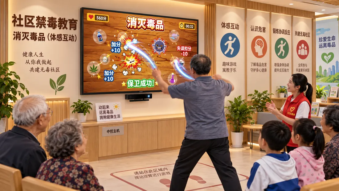 消灭毒品(体感互动)