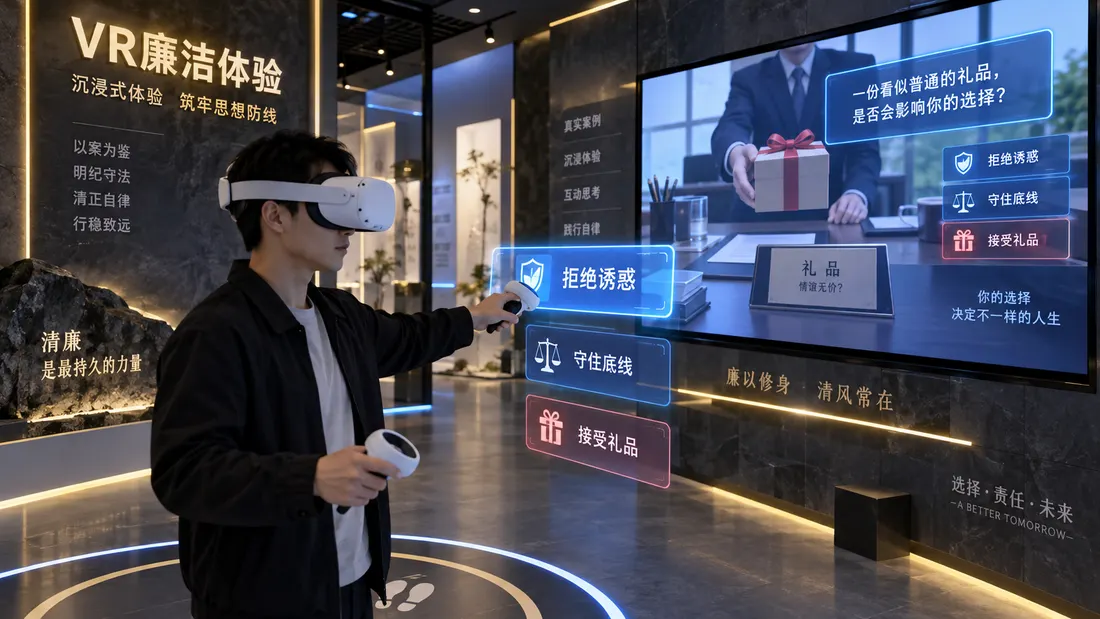 VR 沉浸式警示产品展示图