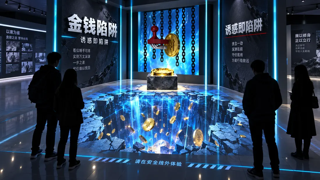 金钱陷阱 （投影互动）产品展示图
