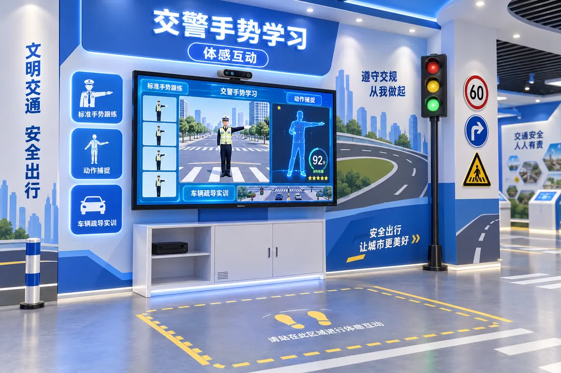 交警手势体感学习